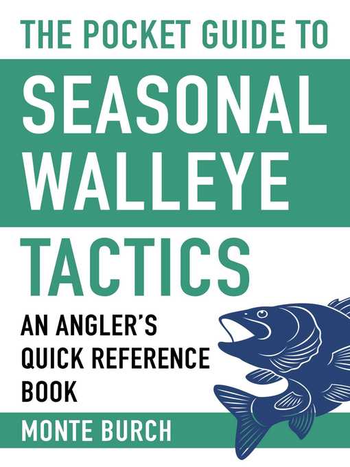 Cover image for The Pocket Guide to Seasonal Walleye Tactics: an Angler's Quick Reference Book